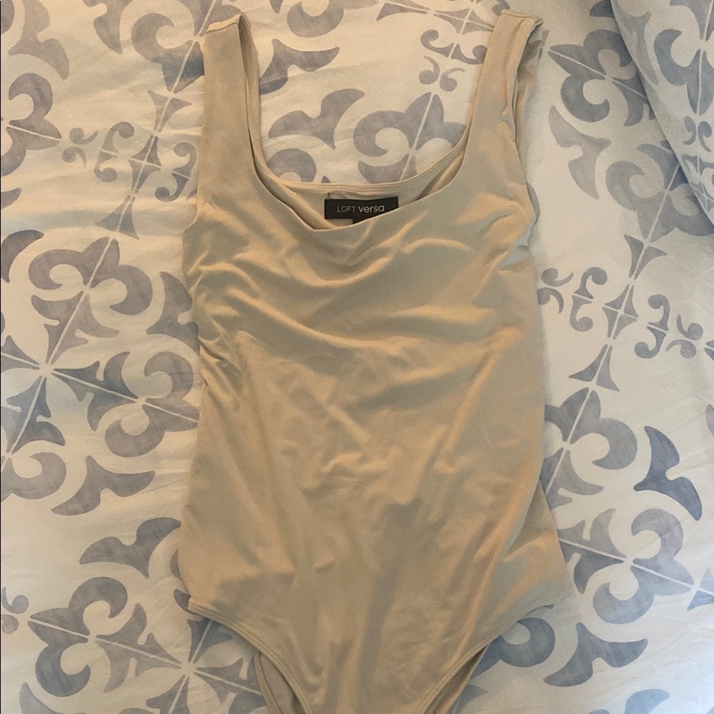 LOFT Cream bodysuit - never worn!